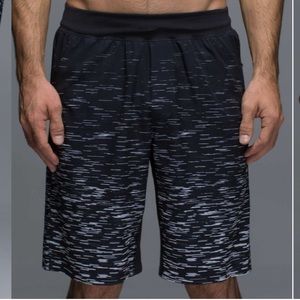 Lululemon Assert Short - Gondola Stripe Black White/Black